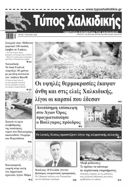 Τύπος Χαλκιδικής