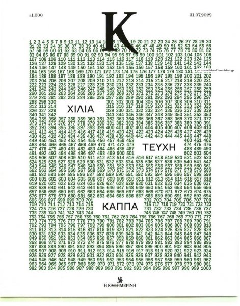 Η ΚΑΘΗΜΕΡΙΝΗ - Κ