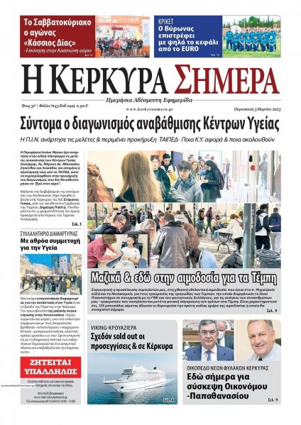 Η Κέρκυρα Σήμερα