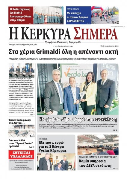 Η Κέρκυρα Σήμερα