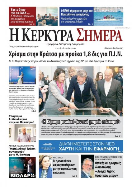 Η Κέρκυρα Σήμερα