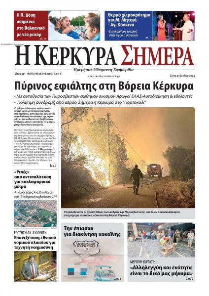 Η Κέρκυρα Σήμερα