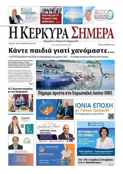 Η Κέρκυρα Σήμερα