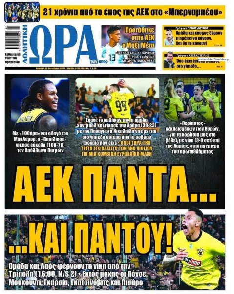 Η ώρα των Σπορ