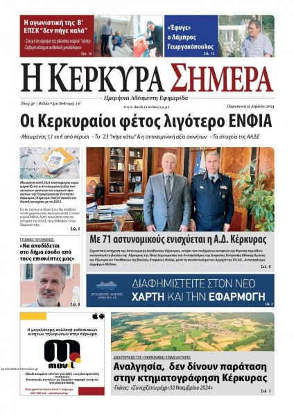 Η Κέρκυρα Σήμερα