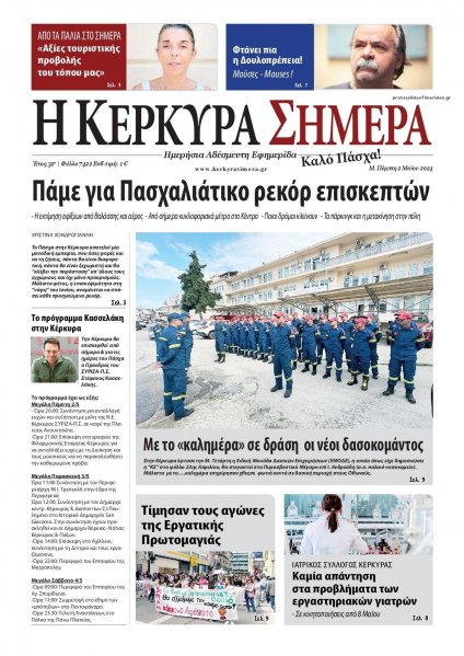 Η Κέρκυρα Σήμερα