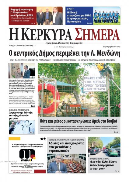 Η Κέρκυρα Σήμερα