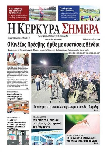 Η Κέρκυρα Σήμερα