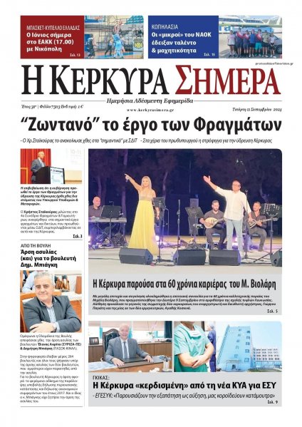 Η Κέρκυρα Σήμερα