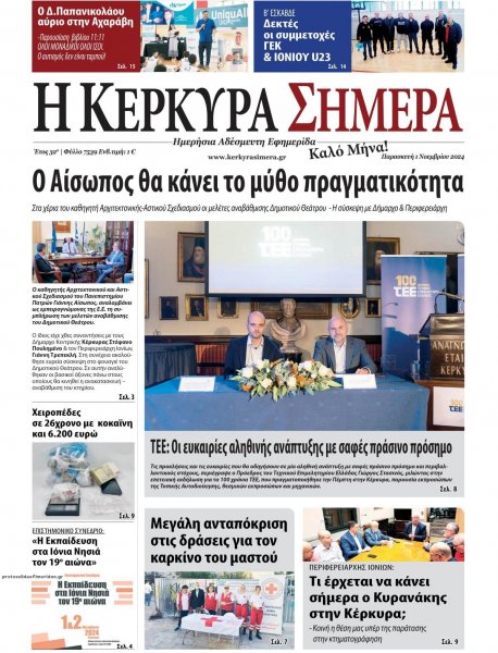Η Κέρκυρα Σήμερα