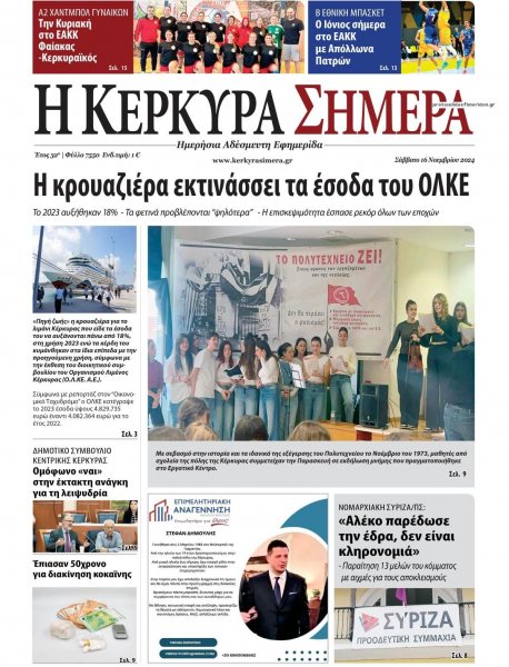 Η Κέρκυρα Σήμερα