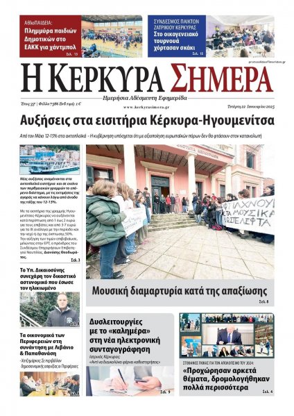 Η Κέρκυρα Σήμερα