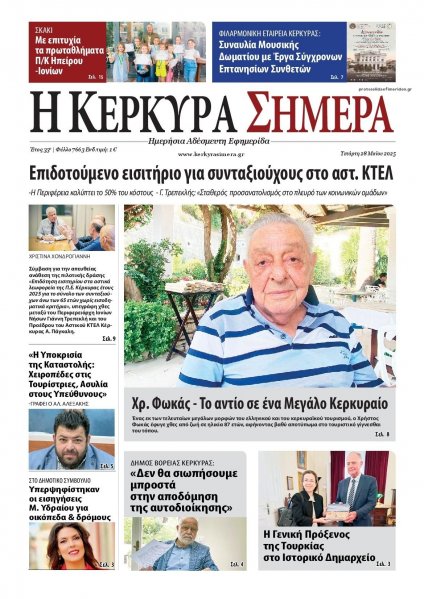 Η Κέρκυρα Σήμερα