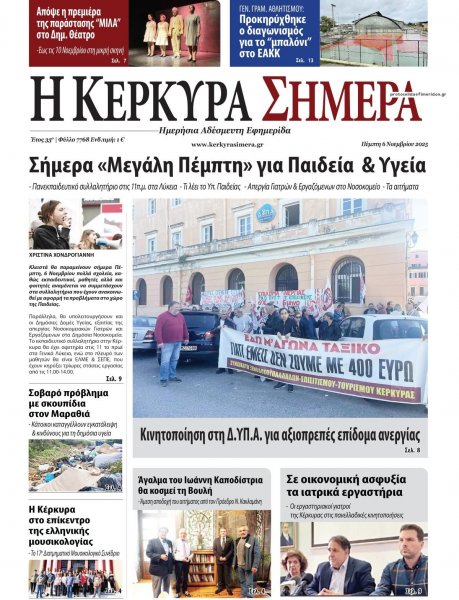 Η Κέρκυρα Σήμερα