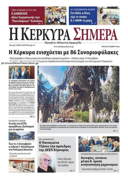 Η Κέρκυρα Σήμερα