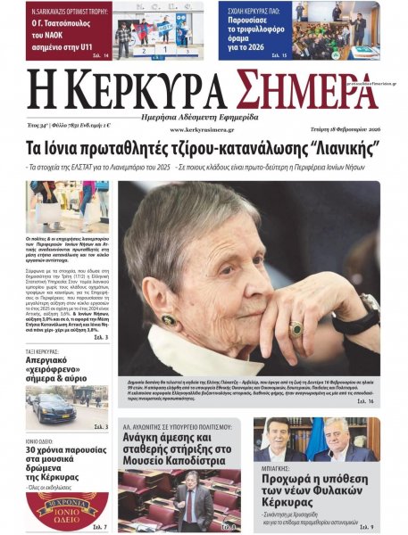 Η Κέρκυρα Σήμερα