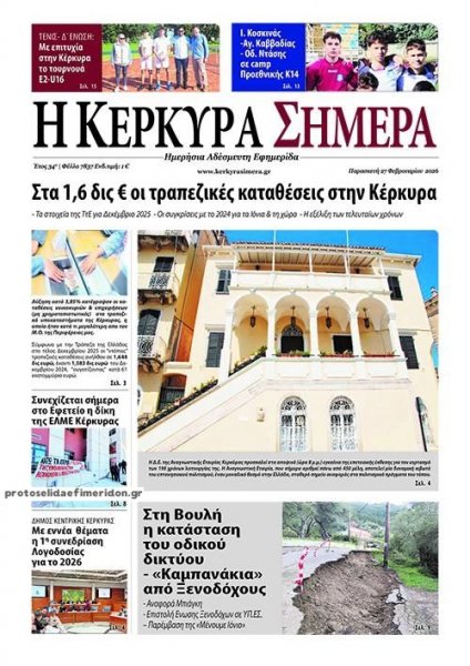 Η Κέρκυρα Σήμερα