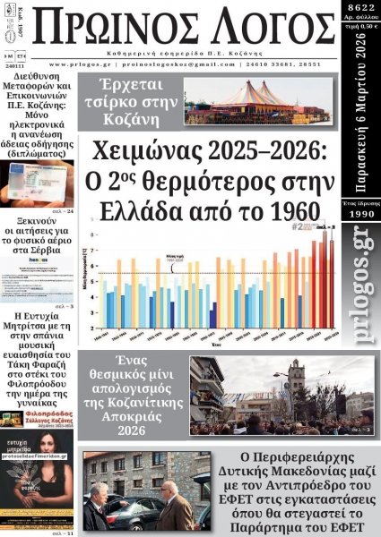 Πρωινός λόγος Κοζάνης
