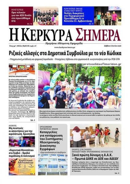 Η Κέρκυρα Σήμερα