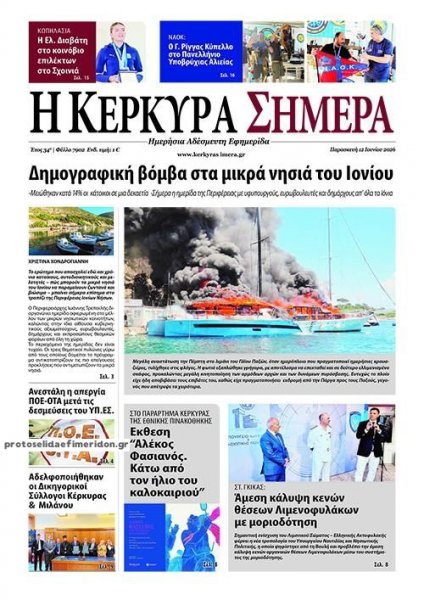 Η Κέρκυρα Σήμερα