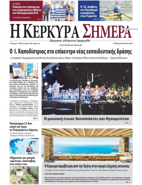 Η Κέρκυρα Σήμερα