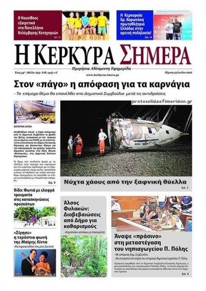 Η Κέρκυρα Σήμερα