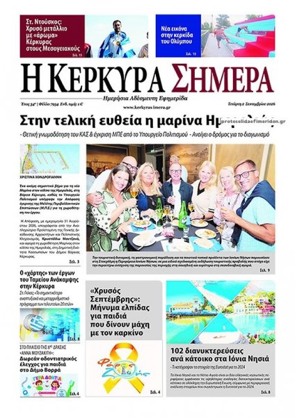 Η Κέρκυρα Σήμερα