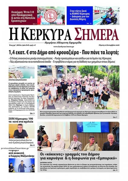 Η Κέρκυρα Σήμερα