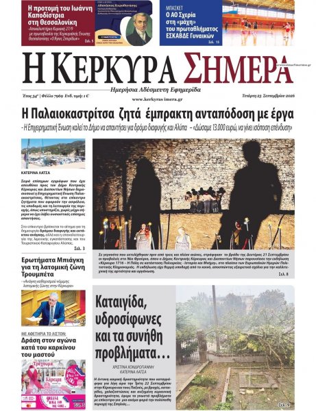Η Κέρκυρα Σήμερα